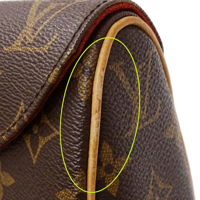 Louis Vuitton Bag Handbag Monogram Canvas Sonatine Brown Handheld Flap Type
