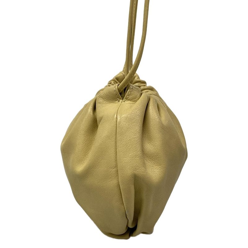 Bottega Veneta Shoulder Bag Mini the Valve Beige Leather