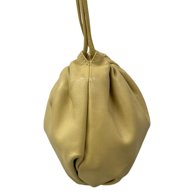 Bottega Veneta Shoulder Bag Mini the Valve Beige Leather