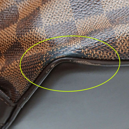 Louis Vuitton Tote Damier Canvas Chelsea Brown Handbag Large Commuting to School
