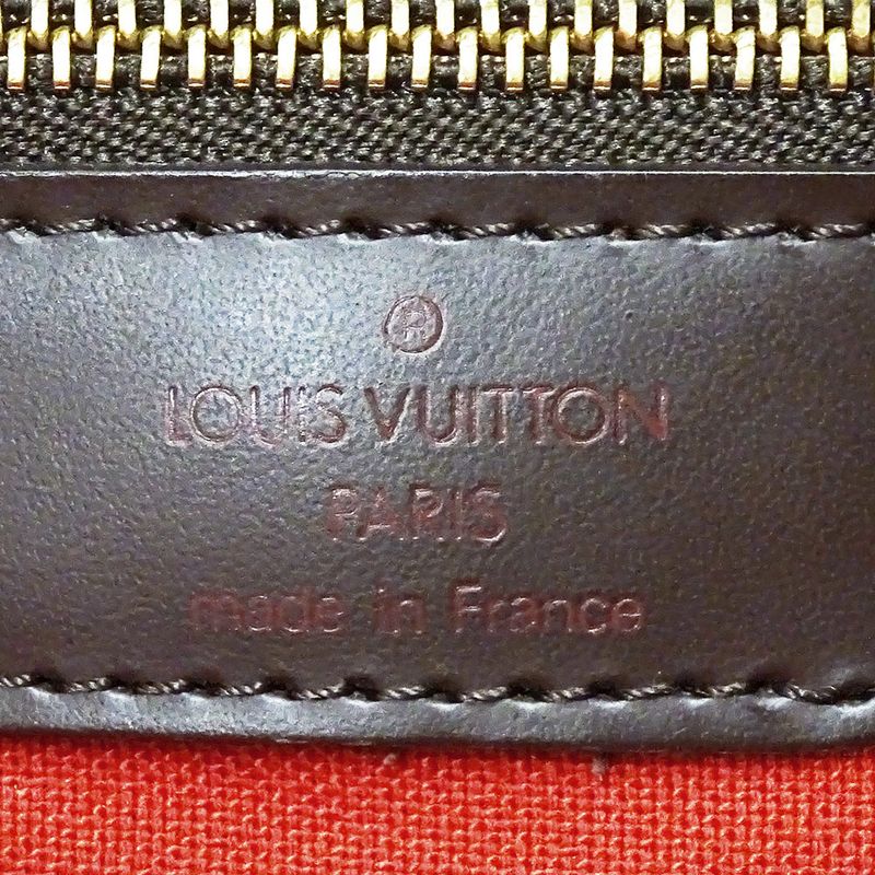Louis Vuitton Tote Damier Canvas Chelsea Brown Handbag Large Commuting to School