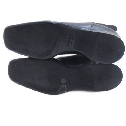 Prada Side Gore Short Boots Black 36.5