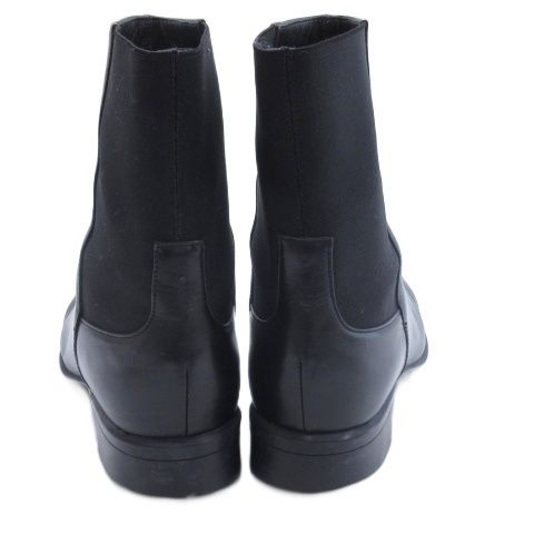 Prada Side Gore Short Boots Black 36.5