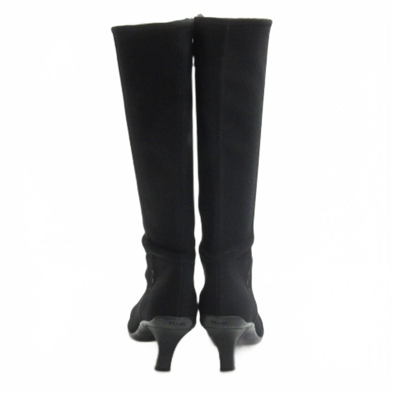 Prada Sports Sport Long Boots Black 38.5