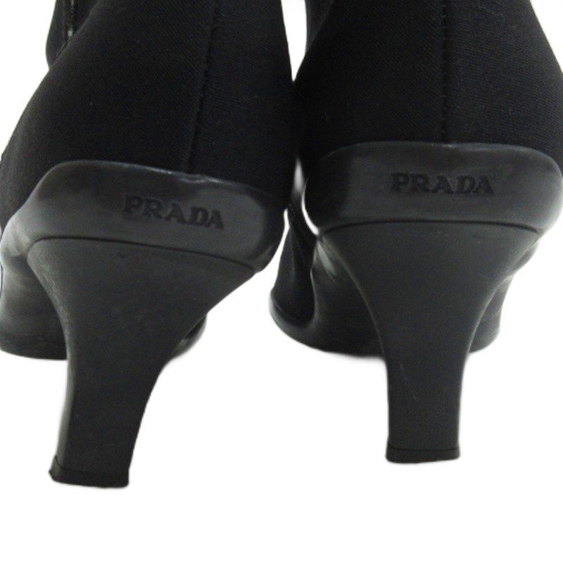 Prada Sports Sport Long Boots Black 38.5