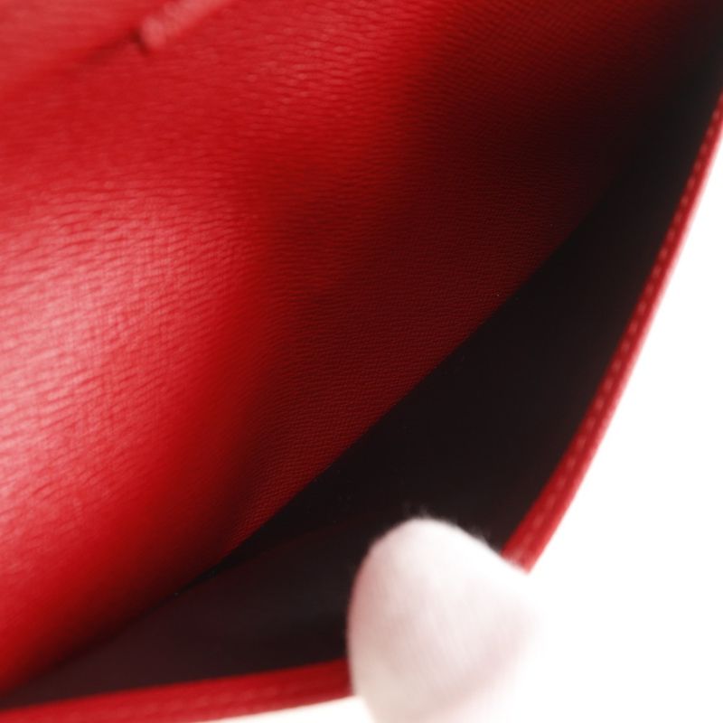 Louis Vuitton Porte Tresor International Trifold Epi Leather Castilian Red