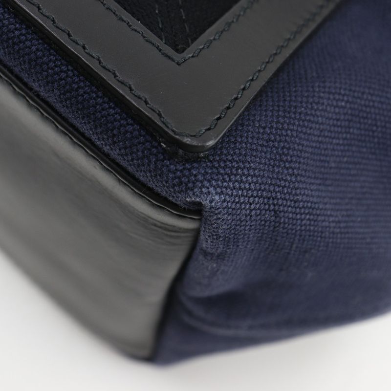 Balenciaga Navy Cabas S Canvas Blue Tote