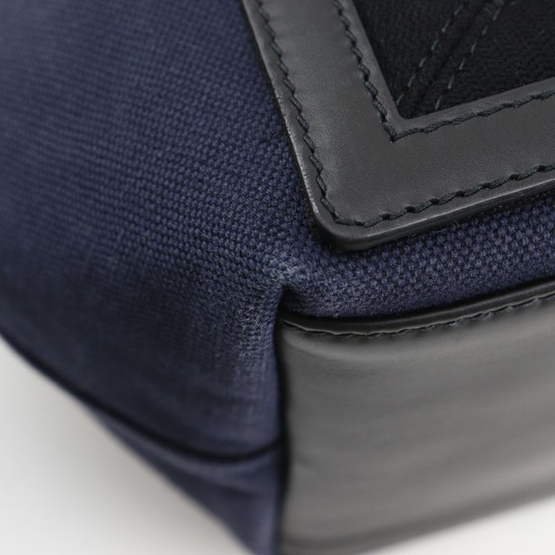 Balenciaga Navy Cabas S Canvas Blue Tote