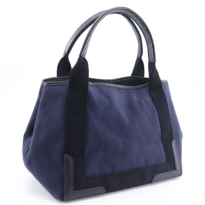 Balenciaga Navy Cabas S Canvas Blue Tote
