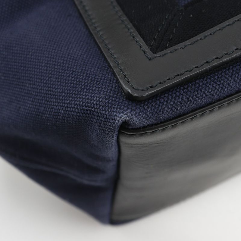 Balenciaga Navy Cabas S Canvas Blue Tote