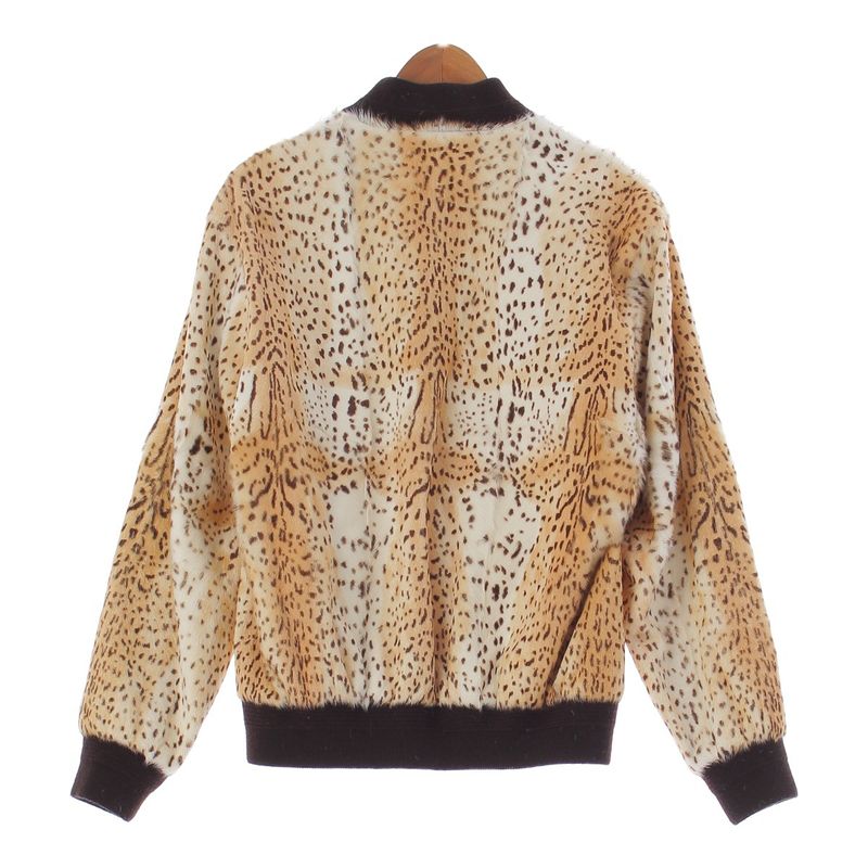 Saint Laurent Anthony Va Carre Lo Goatskin Alpaca Cheetah Leopard Print Jacket