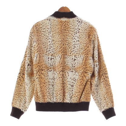 Saint Laurent Anthony Va Carre Lo Goatskin Alpaca Cheetah Leopard Print Jacket