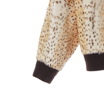 Saint Laurent Anthony Va Carre Lo Goatskin Alpaca Cheetah Leopard Print Jacket