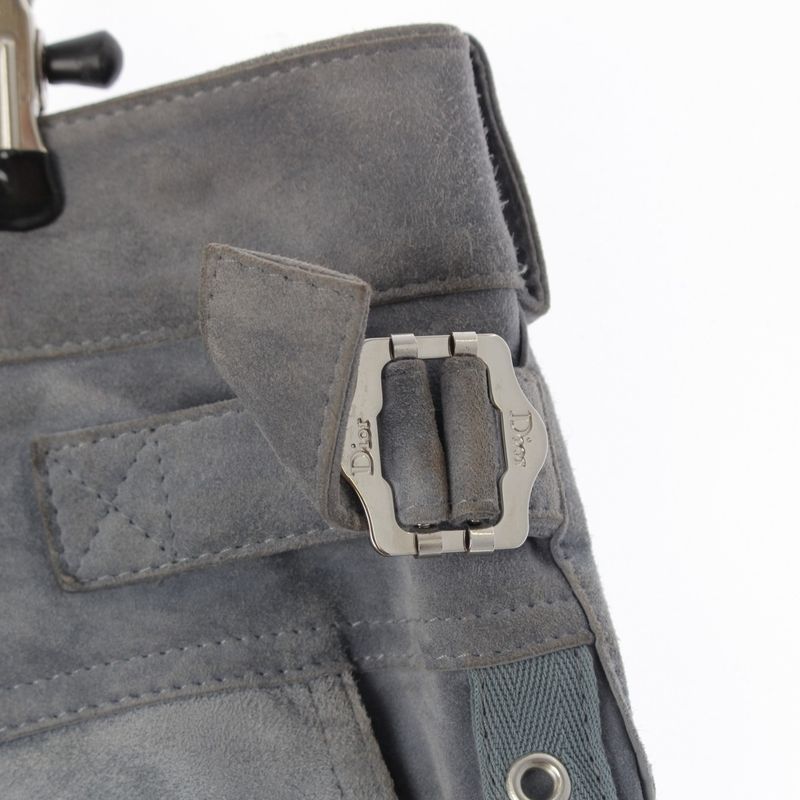 Dior Calfskin Galiano Lace Up Zip Pants