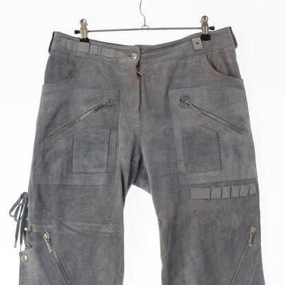Dior Calfskin Galiano Lace Up Zip Pants