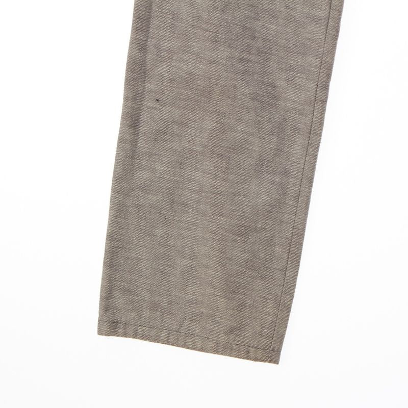 Dior Galiano Era Double Belt Side Line Studs Denim Pants Gray 38