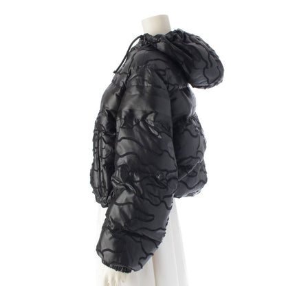 Dior Cropped Insulation Hood Puffer Jacket Black XS