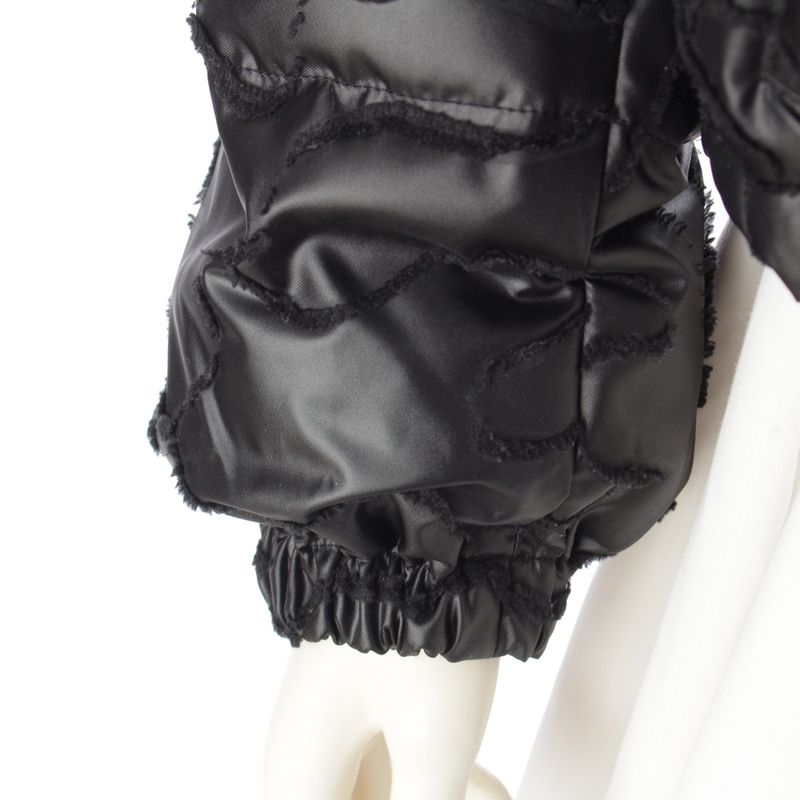 Dior Cropped Insulation Hood Puffer Jacket Black XS