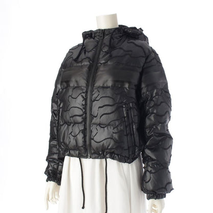 Dior Cropped Insulation Hood Puffer Jacket Black XS