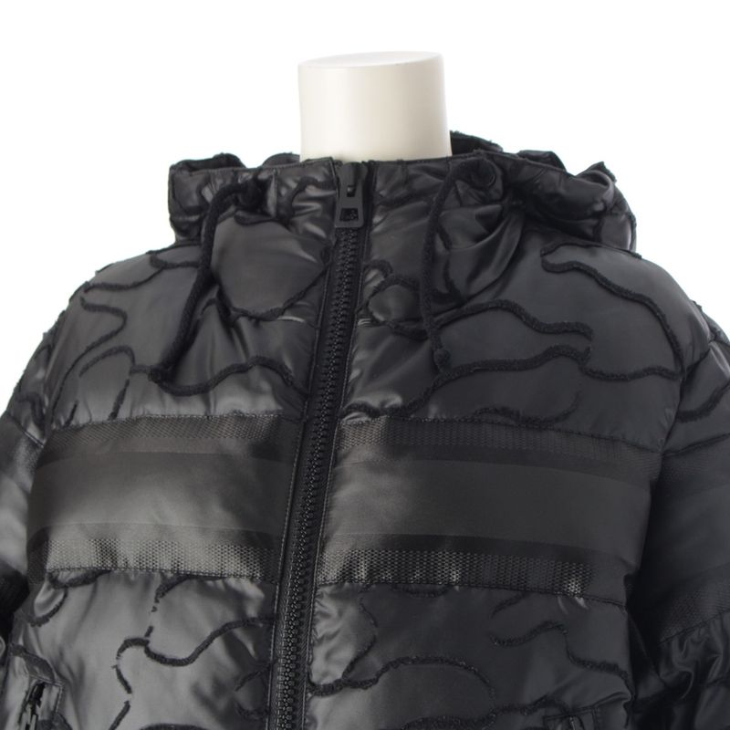 Dior Cropped Insulation Hood Puffer Jacket Black XS