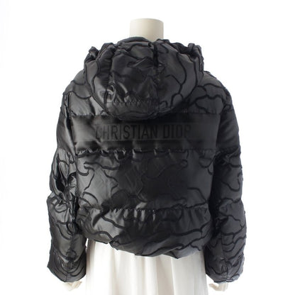 Dior Cropped Insulation Hood Puffer Jacket Black XS