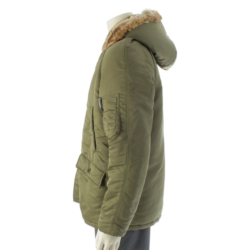 Saint Laurent Hedi Slimane Era Farfday Insulation Military Coat Jacket Khaki 44