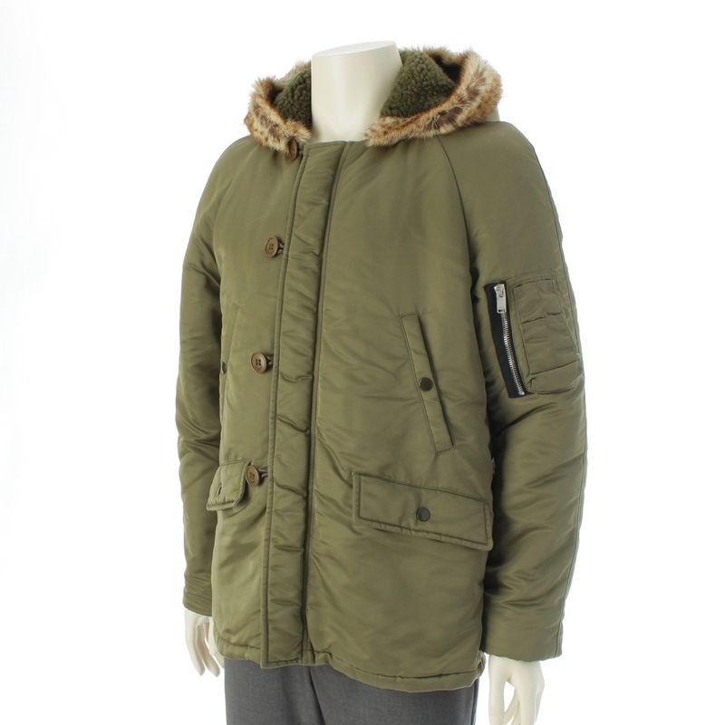 Saint Laurent Hedi Slimane Era Farfday Insulation Military Coat Jacket Khaki 44