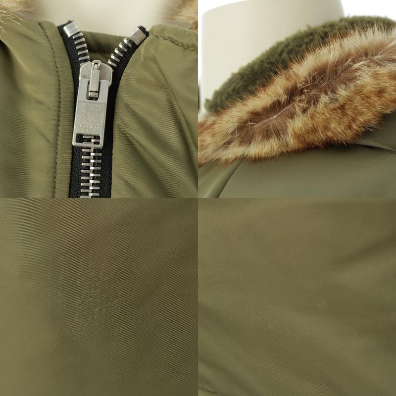 Saint Laurent Hedi Slimane Era Farfday Insulation Military Coat Jacket Khaki 44