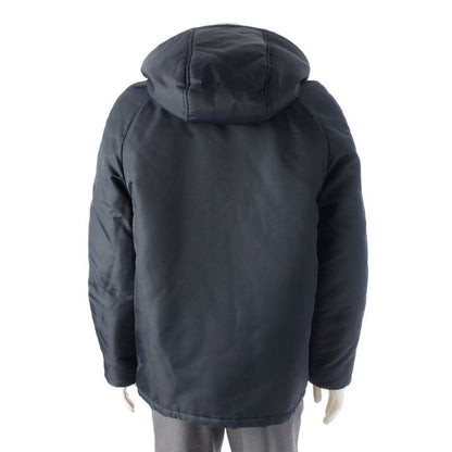 Saint Laurent Eddie Era Hooded Military Coat Flight Jacket Navy 46