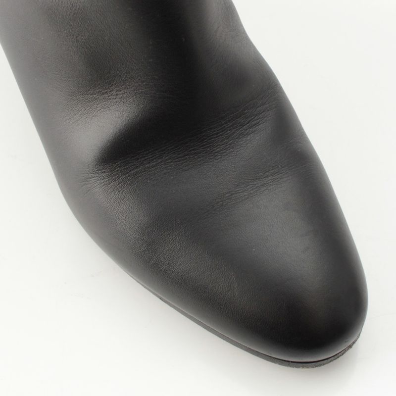 Hermes Saint Germain Kelly Short Boots Black 36