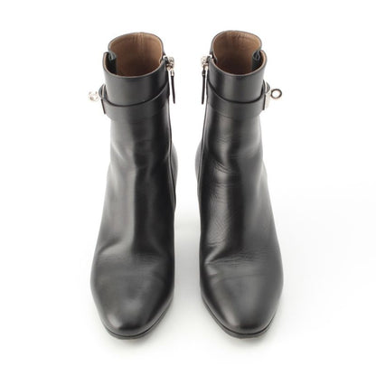 Hermes Saint Germain Kelly Short Boots Black 36