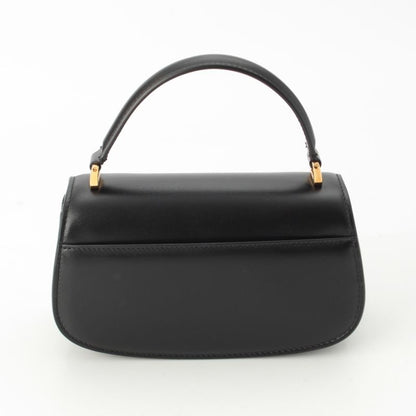Dior 30 Montane Avenue Calf Leather 2-Way Shoulder Handbag Black