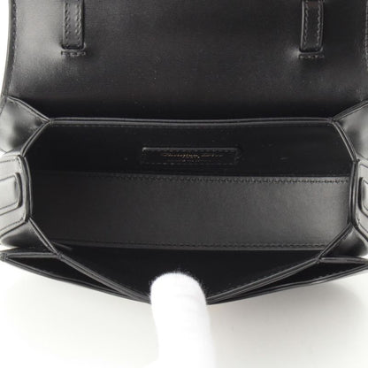 Dior 30 Montane Avenue Calf Leather 2-Way Shoulder Handbag Black