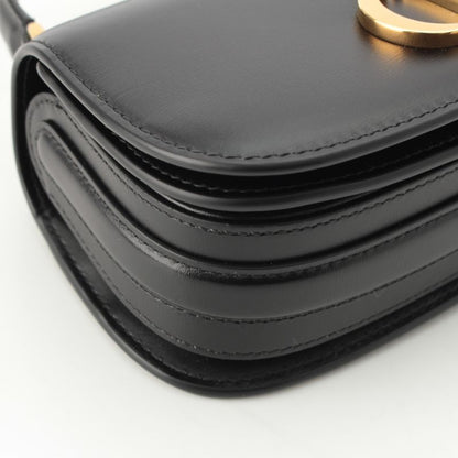 Dior 30 Montane Avenue Calf Leather 2-Way Shoulder Handbag Black