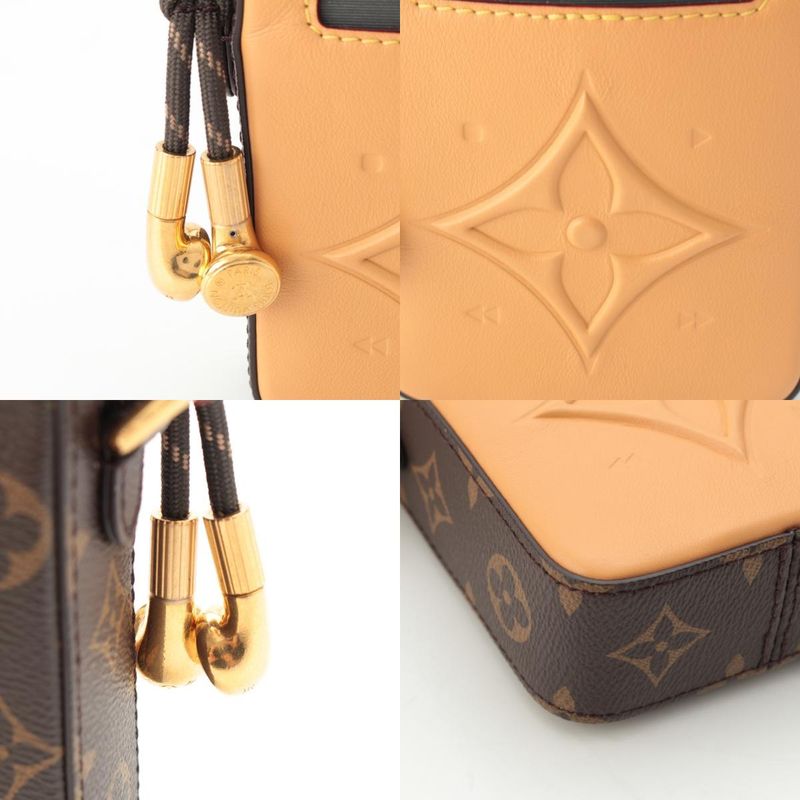 Louis Vuitton Monogram Music Player Wearable Wallet Shoulder Bag Brown