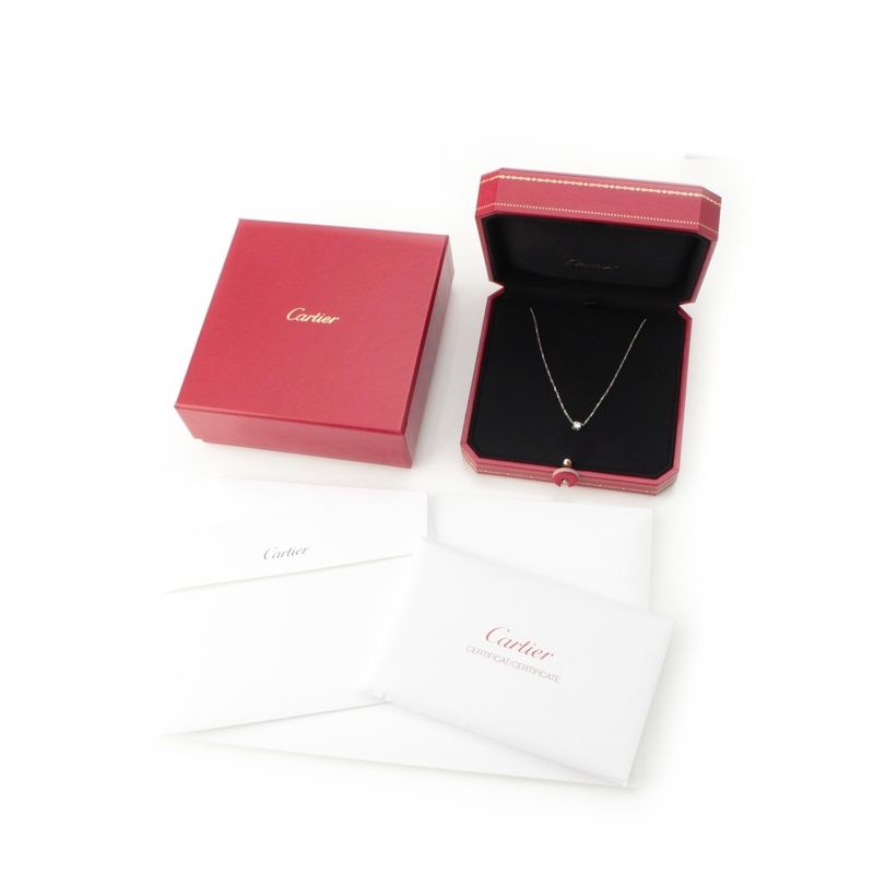 Cartier C de Cartier Diamond Necklace with Silver