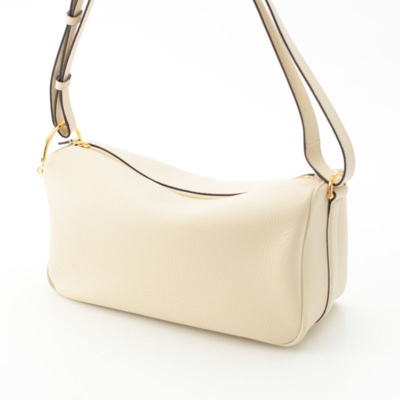 Gucci Horsebit Half Shoulder Bag White