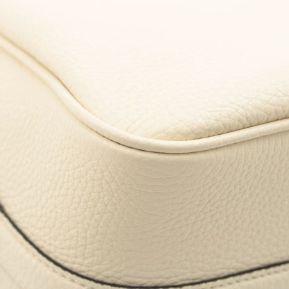 Gucci Horsebit Half Shoulder Bag White