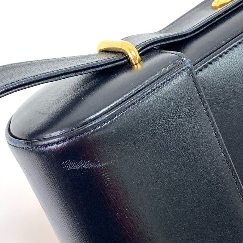 Cartier Saffiano Line Shoulder Bag Black