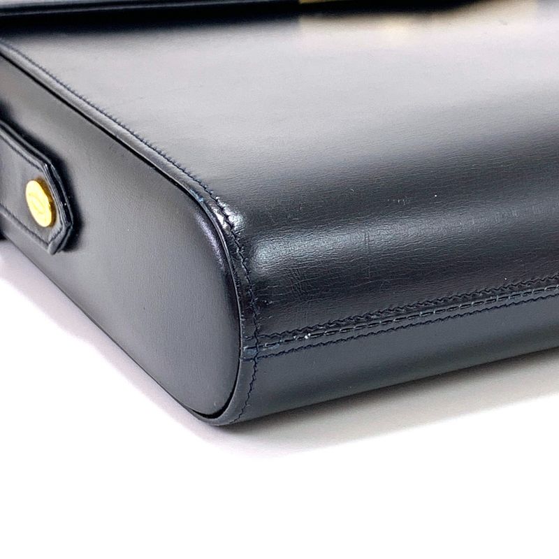 Cartier Saffiano Line Shoulder Bag Black