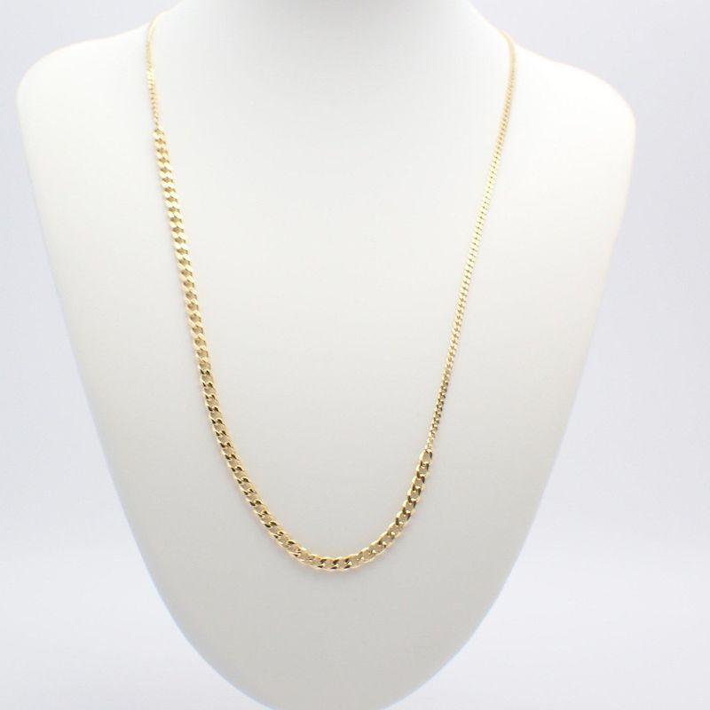 Bottega Veneta ID Chain Necklace Gold Green