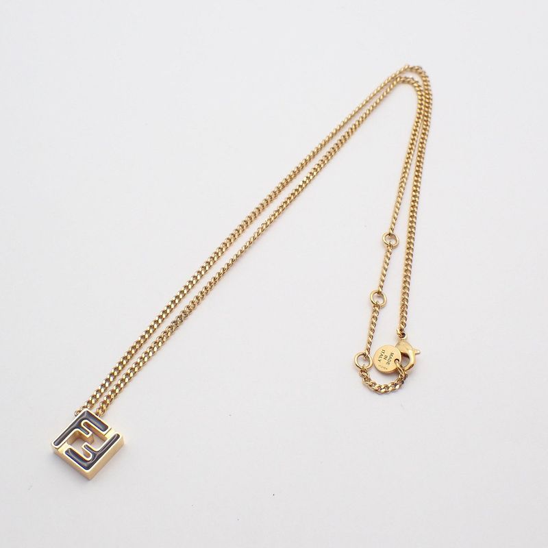 Fendi Forever Necklace Gold