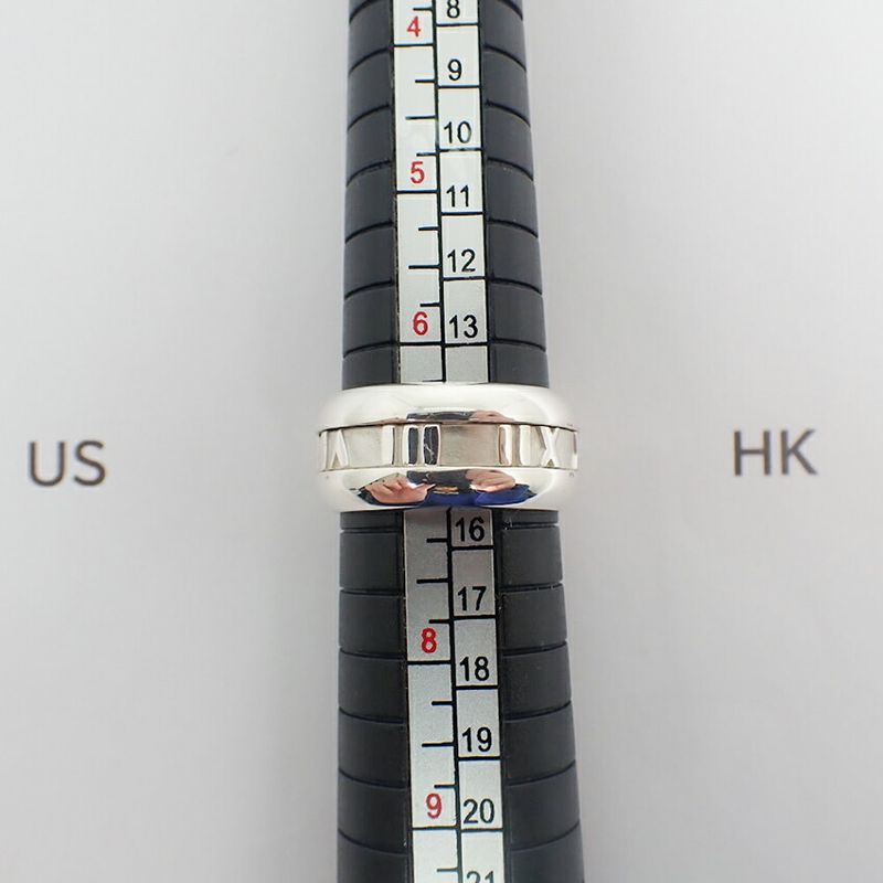 Tiffany & Co 925 Atlas Wide Ring