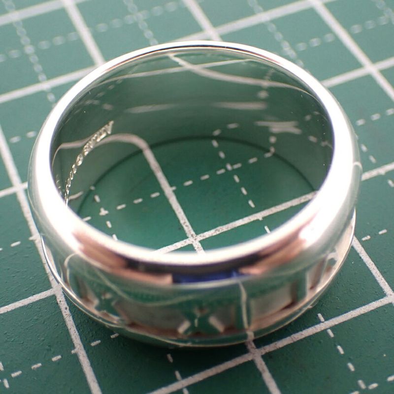 Tiffany & Co 925 Atlas Wide Ring