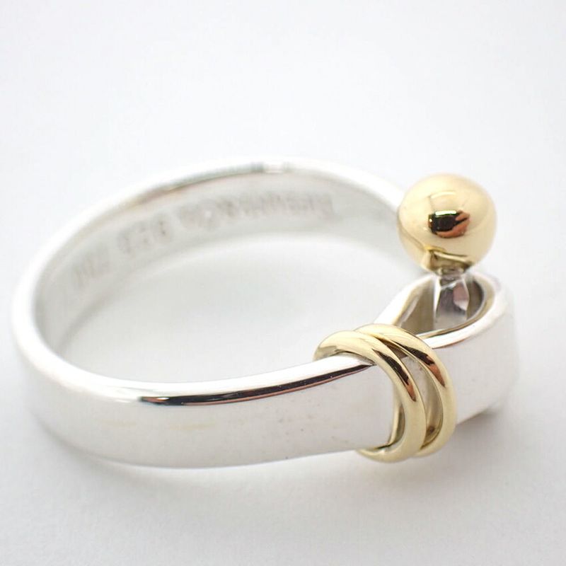 Tiffany & Co 925 750 Hook Eye Ring