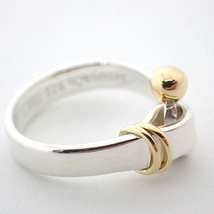 Tiffany & Co 925 750 Hook Eye Ring