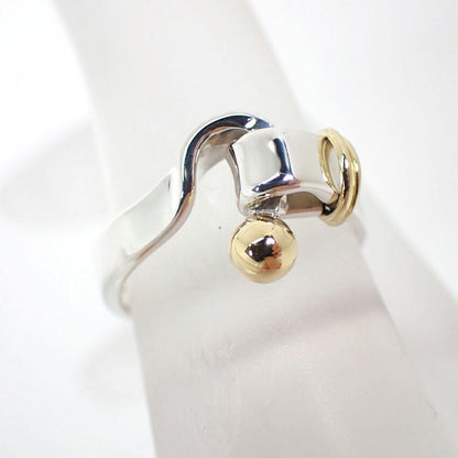 Tiffany & Co 925 750 Hook Eye Ring