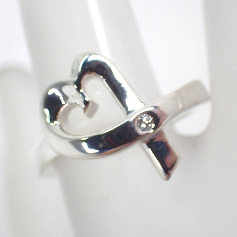 Tiffany & Co 925 Loving Heart Diamond Ring