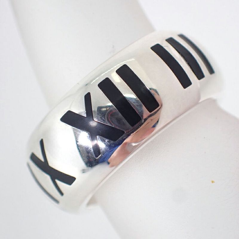 Tiffany & Co 925 Atlas Wide Ring