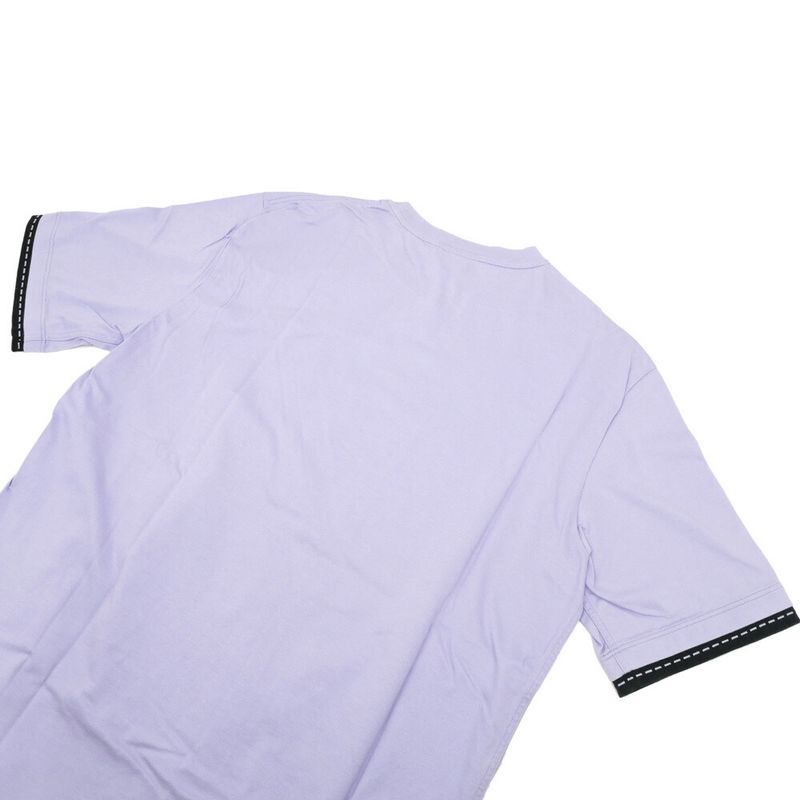 Hermes T-Shirt Purple M Cotton Cleaned